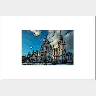 St Pauls, London Posters and Art